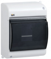 Щит распределительный с прозрачной крышкой КМПн 2/4 для 4-х автоматических выключателей наружной установки IEK (MKP42-N-04-30-12)