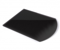 Лист напольный Везувий стеклянный BLACK СП-3 (1100*1100*8мм)